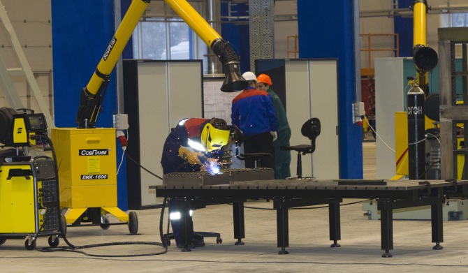 Сварочный участок цеха Сварочный участок цеха