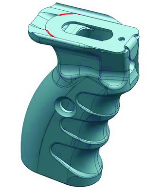 PLM показывает лишнее пересечение элементов на детали изделия