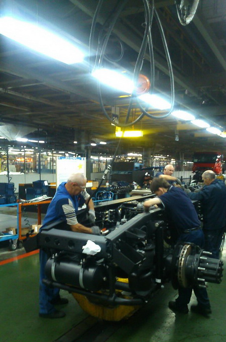 Устранение дефекта «нет стабильности м/з реактивной штанги а/м 5490»